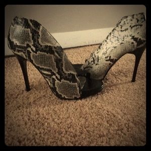 Snakeskin Heels